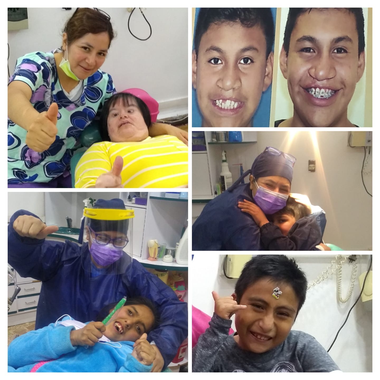 Galería de pacientes atendidos en consultorio dental