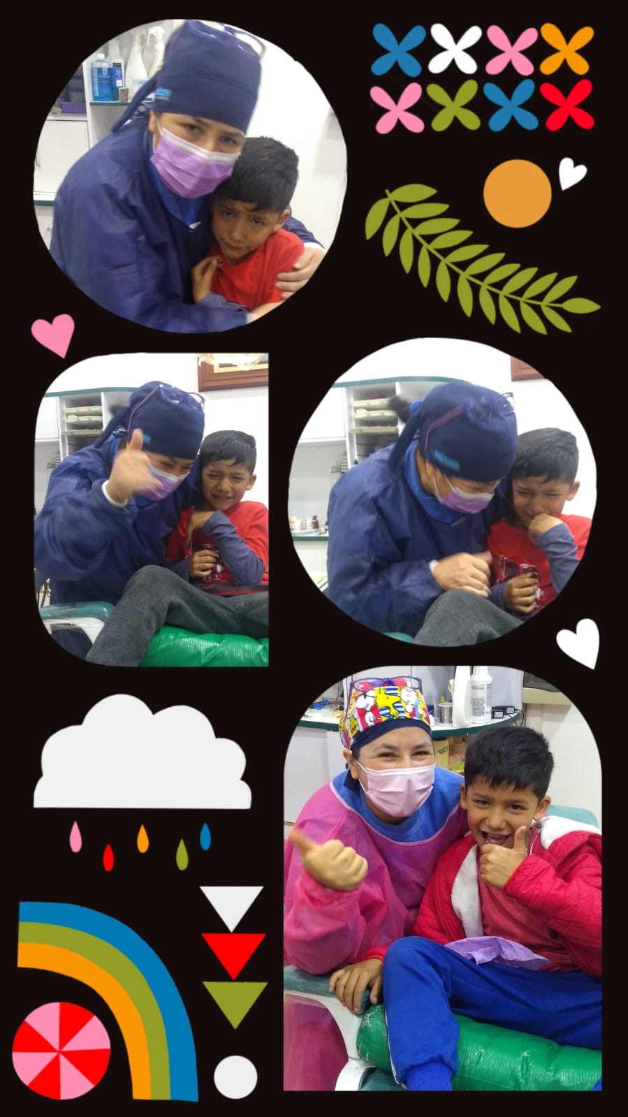 Atención cercana a paciente infantil en consultorio