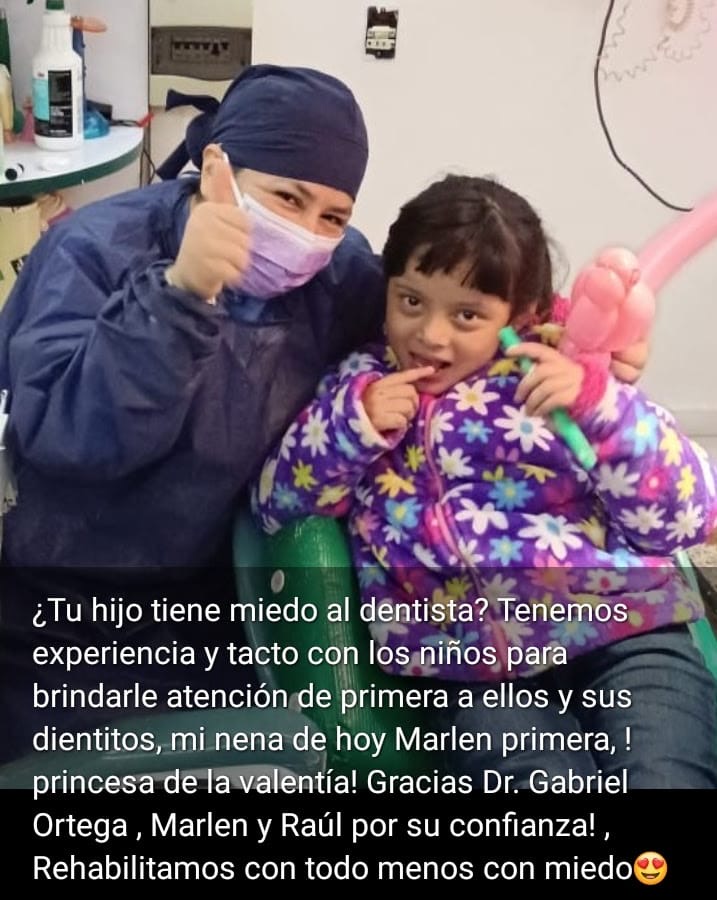Atención especializada a niños en consultorio dental